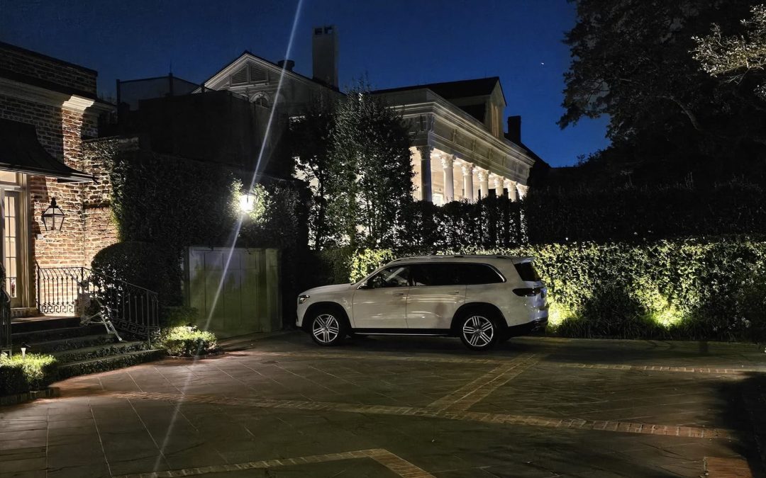 Landscape lighting for security 2