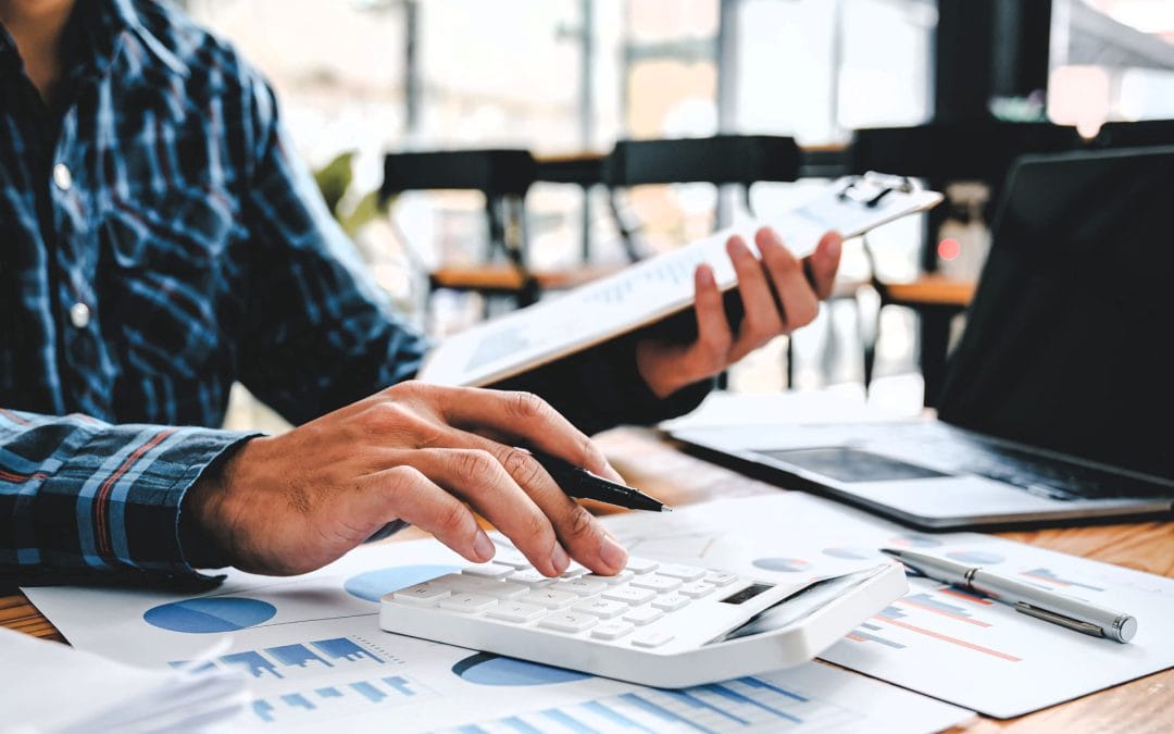 Man doing paperwork