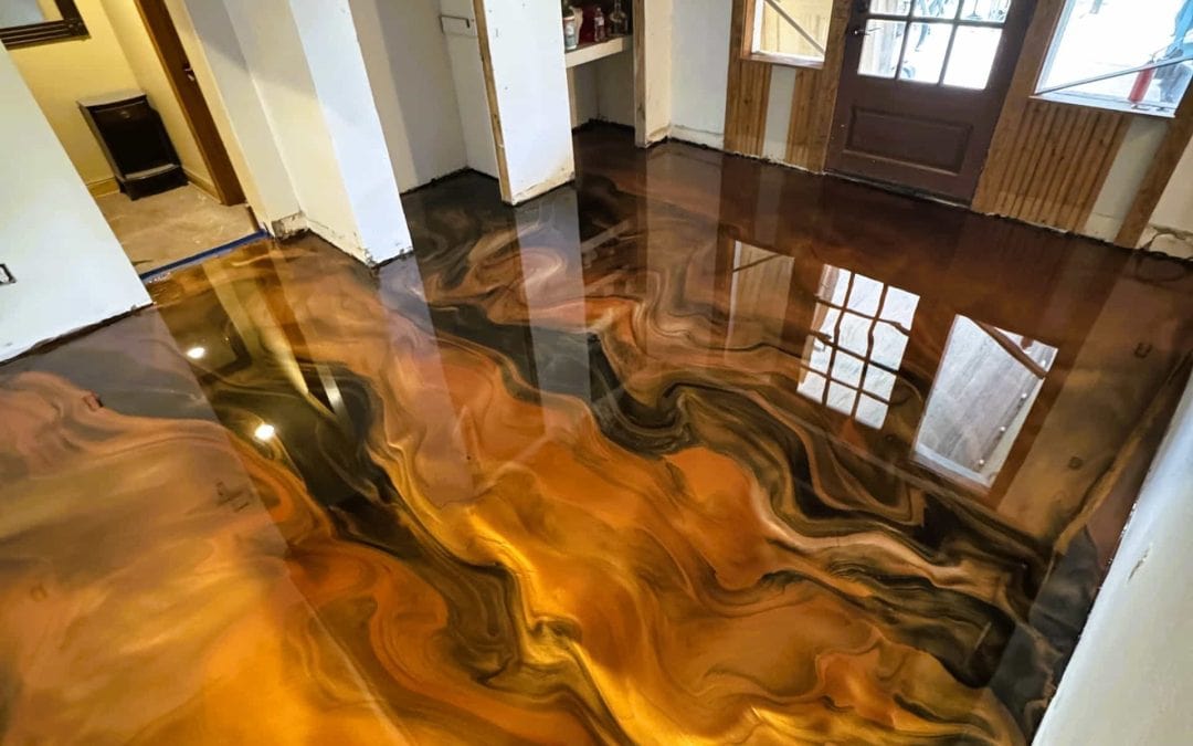 decorative concrete floor